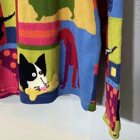 Susan Bristol Colorful Patchwork Cardigan - Picture 9 of 16